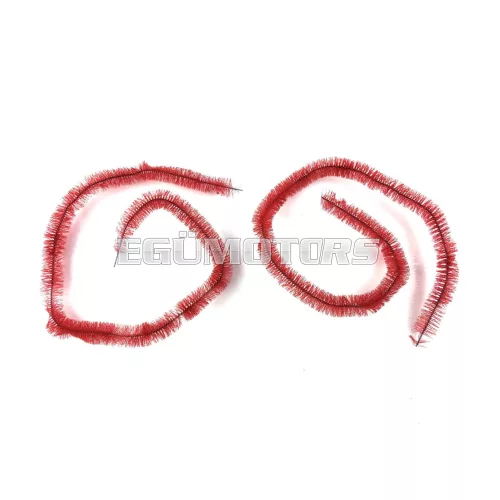 Kerékagy tisztító gyűrű kefe 200mm, piros