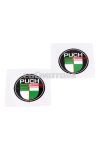 Tank sticker 2 pieces 40mm round for Puch