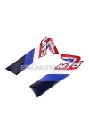 Tank sticker set 2 pieces MT5 multicolored for Honda MT 50 Enduro Mokick