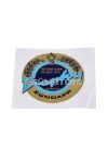 Sticker round 70mm Sixdays Trophy 1975-1976 for Zündapp