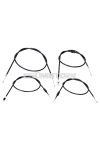 Cable set 4 parts for Simson S51, S53, S70