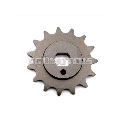 Sprocket Reinforced 15 teeth 15x12mm chain type 415 for Kreidler Florett LF, LH, RMC, Flory MF 12, 13, 23