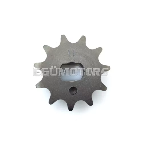 Lánckerék megerősített 11 fog, 16x11mm, ovális, Zündapp, CS, CX, Hai, C 50 ZL