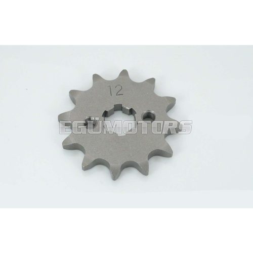 Sprocket steel 12 teeth for Yamaha DT 50, 50 MX, GT RD TY MR CY FS1