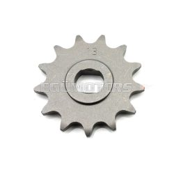   Pinion steel 13 teeth 12.50mm x 15.60mm for Hercules Prima 1, 2, 3, 4, 5, 6, M, KTM, DKW 504, 505/1A, 505/1 BX, 505/IC, 506, Sachs 50/3, 50/4