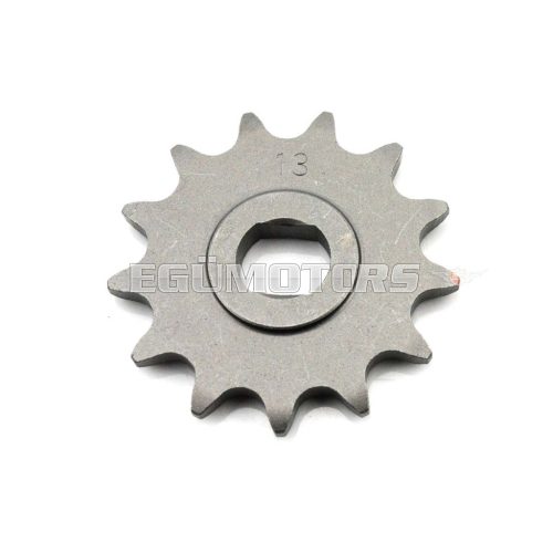 Pinion steel 13 teeth 12.50mm x 15.60mm for Hercules Prima 1, 2, 3, 4, 5, 6, M, KTM, DKW 504, 505/1A, 505/1 BX, 505/IC, 506, Sachs 50/3, 50/4