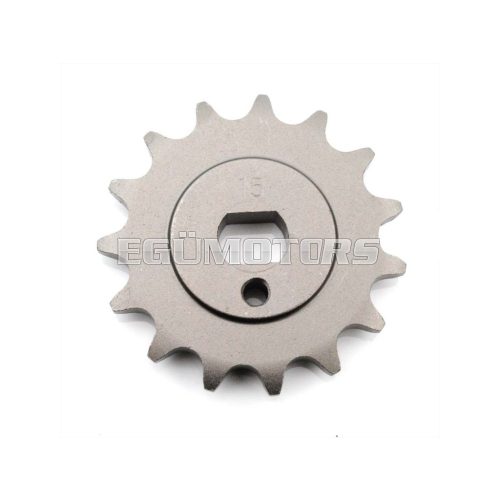 Sprocket Reinforced 15 teeth 15x11mm chain type 415 for Kreidler Florett LF, LH, RMC, Flory MF 12, 13, 23