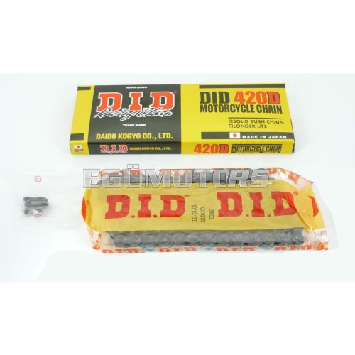 Chain DID 108 links 420D Reinforced for Honda, MT 50 S, MB S