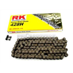   Chain steel 428H 110 links for Zündapp K 80 type 540-010, 540-011, WC 540-200, Suzuki GT L, E X3E, RM 80, X, TS ER, Yamaha DT 125 1G0, RD AS3, DX RS 100 1Y8, YZ 22W, 5X2