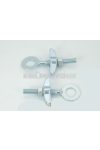 Chain tensioner M6 Bore 11mm Length 50mm Retaining plate 30x5mm for Miele, DKW, Rixe, Göricke, Gritzner