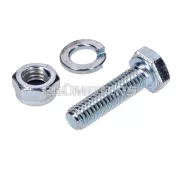 Rögzítő készlet 18 darabos, hatszögletű csavarok, alátétek, anyák, Puch, Maxi, moped, mokick