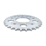 Lánckerék acél, 33 fog, Kreidler, Florett LF, LH, RMC, RM, Flory