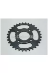 Lánckerék Esjot, megerősített, 32 fog, fekete, Hercules Prima 1, 2, 3, 4, 5, 6, MP MF M HR Hobby Rider, P MX SX, Optima Pronto, Presto, Garelli Cross 40, KTM 505 Automatic, 2 sebességes