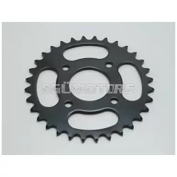  Lánckerék Esjot, megerősített, 32 fog, fekete, Hercules Prima 1, 2, 3, 4, 5, 6, MP MF M HR Hobby Rider, P MX SX, Optima Pronto, Presto, Garelli Cross 40, KTM 505 Automatic, 2 sebességes