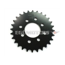   Sprocket Esjot Reinforced 28 teeth Black for Hercules Prima 1, 2, 3, 4, 5, 6, MP MF M HR Hobby Rider, P MX SX, Optima Pronto, Presto, Garelli Cross 40, KTM 505 Automatic, 2 speed, Zündapp, Hercules, Puch, Kreidler