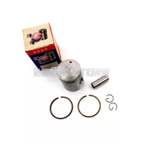 Dugattyú készlet 40.50mm, 12 mm-es dugattyúcsap, 53mm, Hercules, Miele, DKW, Rixe, Gritzner, Göricke, Bauer