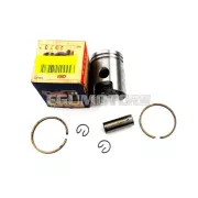 Dugattyú készlet alumínium, 38.20mm, dugattyúgyűrűk, 12 mm-es dugattyúcsap, Hercules K 50, DKW, KTM