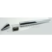 Kipufogó szivar alakú, 690mm, 70mm, 32mm, krómozott, Zündapp GTS, KS, Sport Combinette, Hercules, Puch, Miele, DKW, Rixe, Göricke, Griztner, KTM, Horex