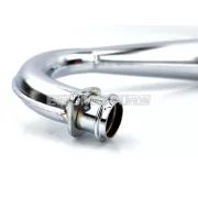 Versenykipufogó krómozott, 32mm, 820mm, 51mm, 90mm, Hercules, DKW