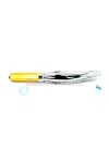 Exhaust 32mm 670mm chrome-gold for Zündapp CS, KS, GTS, ZR, ZD, ZL, C, Kreidler Florett, LF, LH, RMC, Flory, Hercules Prima, MK, K 50, Ultra, Puch Maxi, Monza