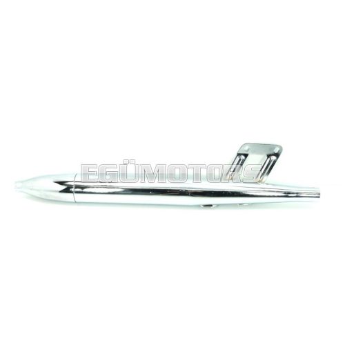 Exhaust chrome 570mm 55mm 26mm for Zündapp, Combinette, Super Combinette