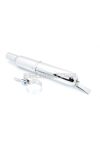Exhaust chrome 28mm 370mm 50mm for Miele K 50, Hercules 215, 216, 217, Rixe, DKW, Gritzner, Göricke, Rabeneick