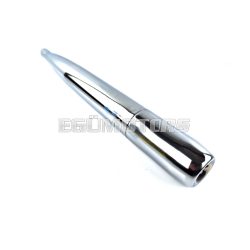   Exhaust chrome 28mm 65mm 660mm for Hercules Prima, MK 1, 2, Kreidler Flory MF