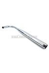 Exhaust Jamarcol one-piece 70mm single bend 36mm chrome for Zündapp GTS 50, C 50 Sport, CS 25, ZD