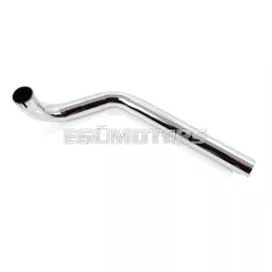   Kipufogó leömlő acél, 28mm, 350mm, krómozott, Hercules Prima, KTM, DKW, Rixe
