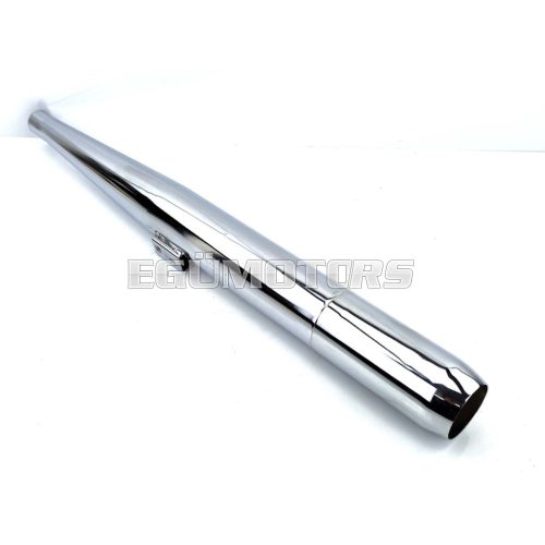 Exhaust Jamarcol stainless steel 32mm connection 70mm diameter 700mm length for Kreidler Florett Super, TS, RMC, LF, LH, TM, Flory, Zündapp CS, KS, GTS, ZD, Hercules, Puch