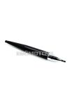 Exhaust cigar shape matt black chrome end cap 28mm 700mm for Zündapp GTS, KS, Hercules K MK, Kreidler Florett, Puch, Miele, DKW, Rixe Göricke, Griztner, KTM, Horex