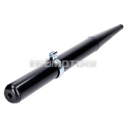   Black exhaust for Simson Schwalbe, KR, SR50, SR80, S50, S51, S70