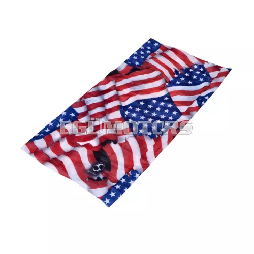Schampa sál amerikai zászló mintával, moped motorkerékpár, robogó