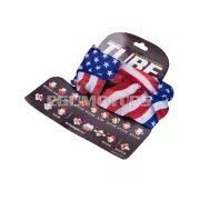 Schampa sál amerikai zászló mintával, moped motorkerékpár, robogó