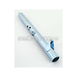   Bedugható fém cső 230mm, 23mm, Zündapp KS 50 Cross, Sport, Super Kreidler moped, mokick, KKR, Hercules KKR