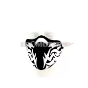 Motoros maszk 2 mm, Tribal mintával, moped, mokick