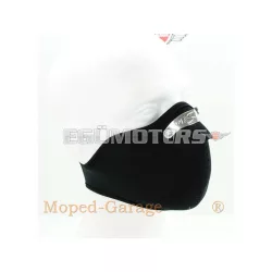Motoros maszk 2 mm, fekete, moped, mokick