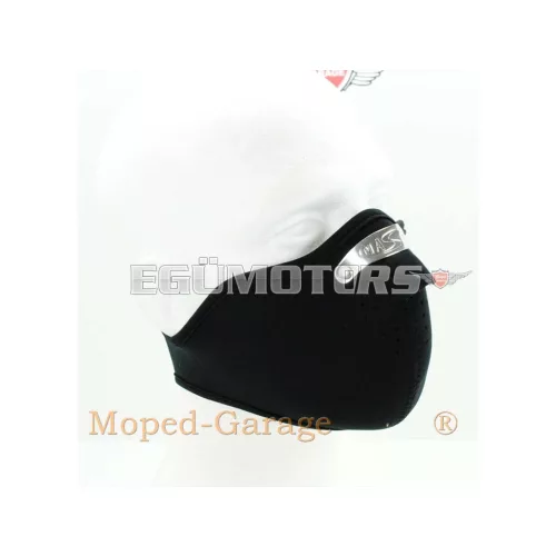 Motoros maszk 2 mm, fekete, moped, mokick