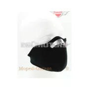Motoros maszk 2 mm, fekete, moped, mokick