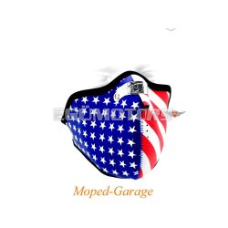   Motoros maszk 2 mm, csillagok és csíkok mintával, moped, mokick