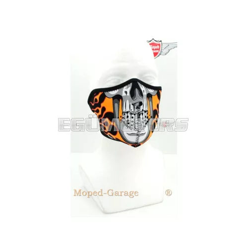 Arcmaszk Burnin Skull, poliészter/nylon, moped, mokick