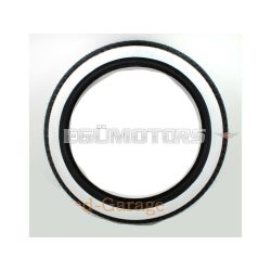   Whitewall tires 2 3/4 x 17 41P for Kreidler Florett K 54/32 DB, Zündapp KS 50 GTS, C Sport, CS, Hercules MK