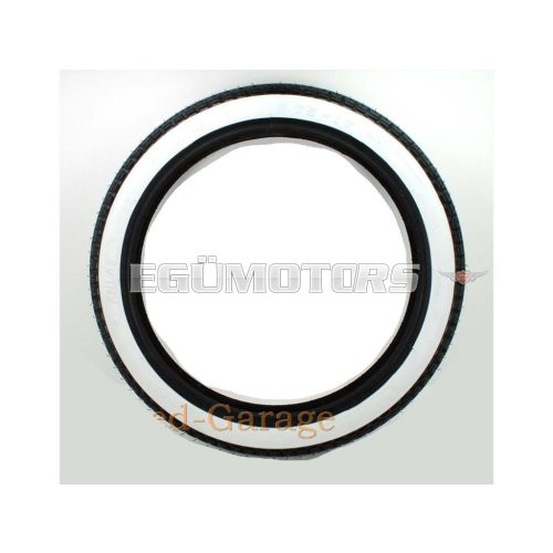 Whitewall tires 2 3/4 x 17 41P for Kreidler Florett K 54/32 DB, Zündapp KS 50 GTS, C Sport, CS, Hercules MK
