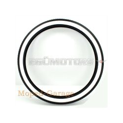   Whitewall tire 2 x 19 - 4PR for Zündapp Bergsteiger, Combinette, Miele DKW, Rixe, Kreidler, Puch, Hercules