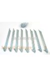 Chrome spokes 177mm with nipple for Yamaha, DT 50 MX