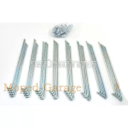 Küllő krómozott 177mm, küllőanyával, Yamaha, DT 50 MX