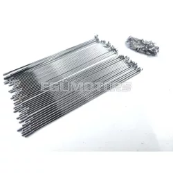   Küllőkészlet 183mm, 2.6mm, küllőanyával, 5mm, Hercules, K 50 Sprint, MK 1, 2