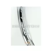 Felni krómozott 1.20 x 17, 36 furat, 6.5mm, moped, mokick