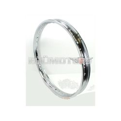   Chrome rim 1.40 x 16 inch 36 hole for moped, moped, mokick, light motorcycle