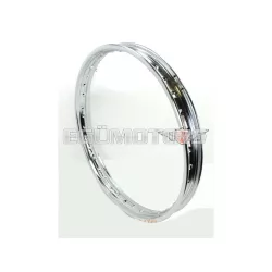   Felni krómozott 1.40 x 18, 36 furat, 6.5mm, moped, mokick, könnyű motorkerékpár